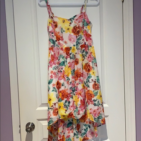 Floral high-low hem dress - Picture 1 of 2